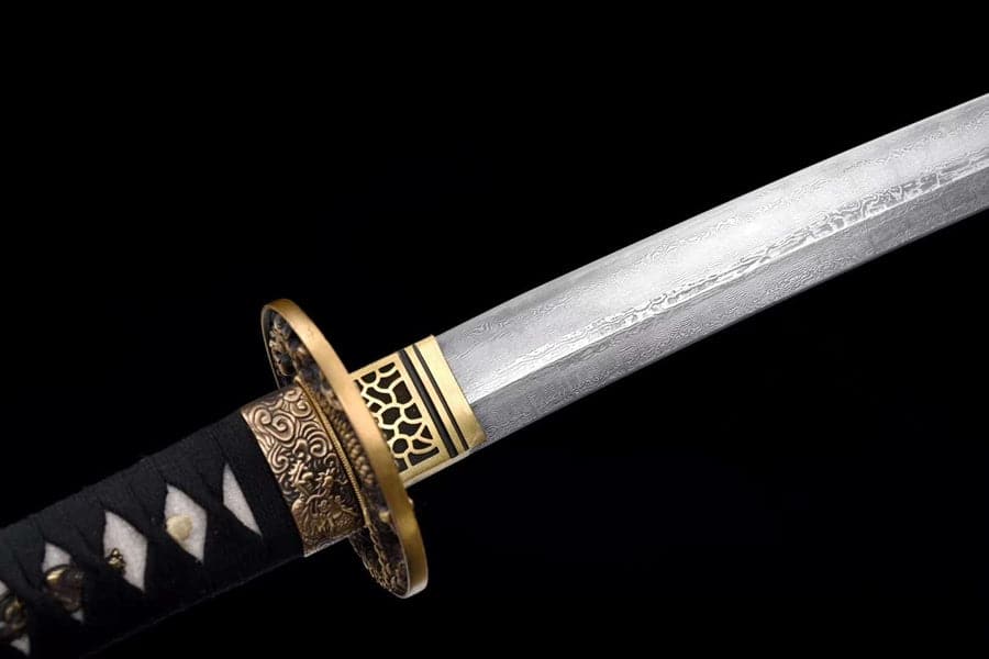 Hand Forged Japanese Samurai Katana Aurora High-performance Pattern Steel