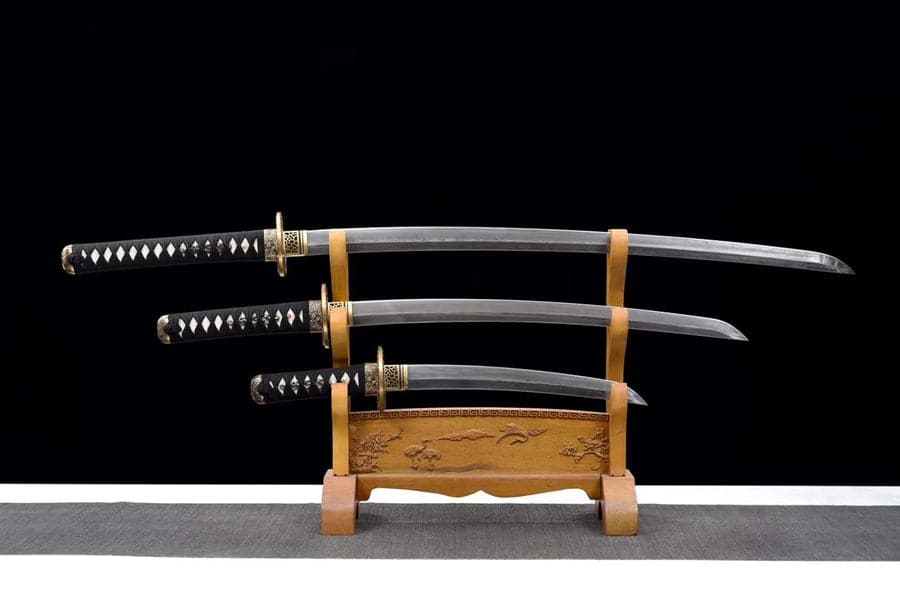 Hand Forged Japanese Samurai Katana Aurora High-performance Pattern Steel