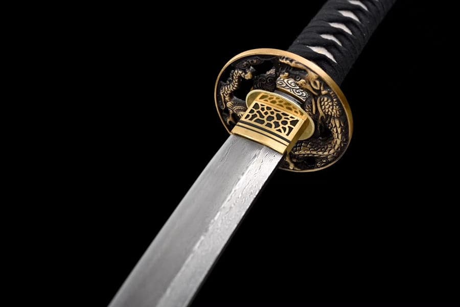 Hand Forged Japanese Samurai Katana Aurora High-performance Pattern Steel